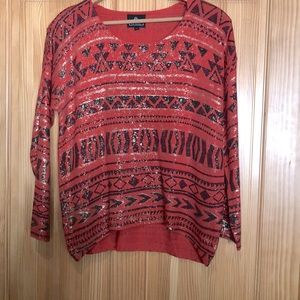 Angie, size M, women’s sweater, great condition, 100% acrylic.